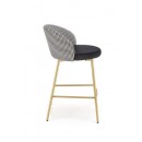 Стул барный HALMAR H113 черный/белый